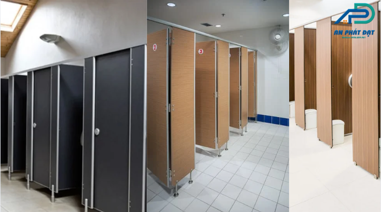 Các vách ngăn vệ sinh với chất lượng chuẩn