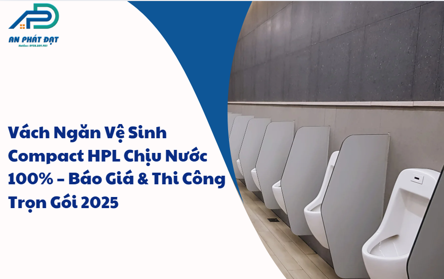Vách Ngăn Vệ Sinh Compact HPL Chịu Nước 100% – Báo Giá & Thi Công Trọn Gói 2026