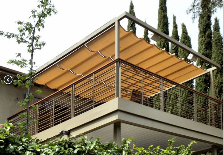 Mái che thông minh cho ban công căn hộ