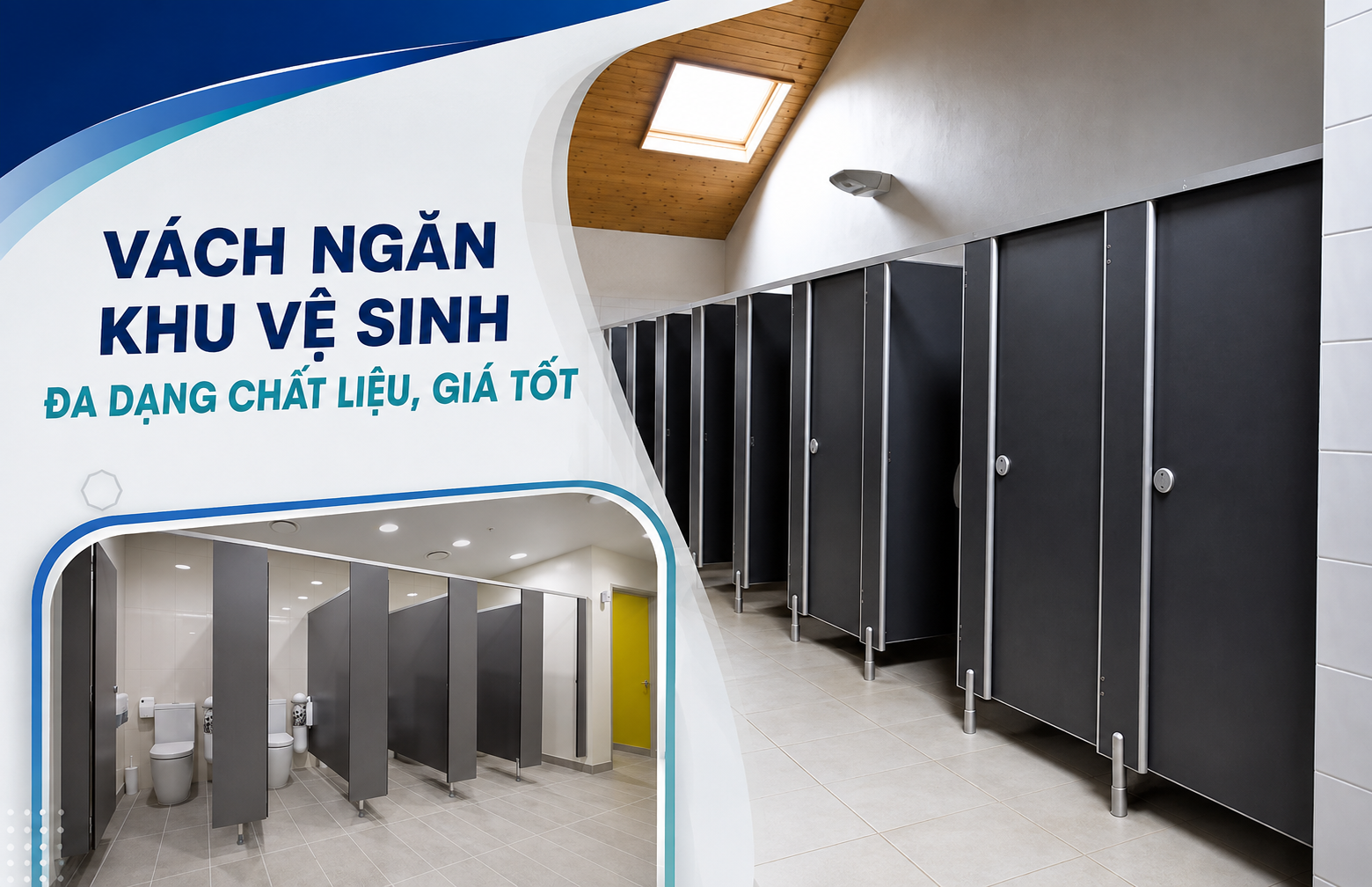 Vách ngăn khu vệ sinh